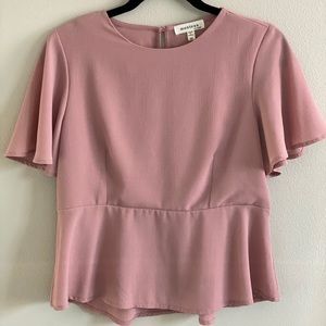 Monteau Peplum Blouse/Top (Dusty